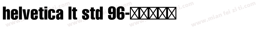 helvetica lt std 96字体转换